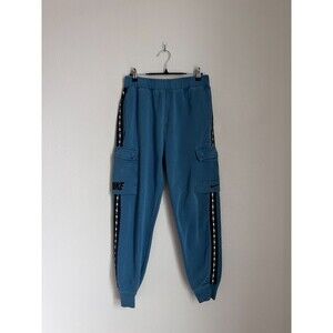 Nike Sportswear Repeat Fleece Cargo Pants in Teal Size SMALL